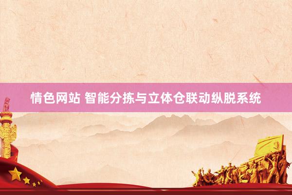 情色网站 智能分拣与立体仓联动纵脱系统